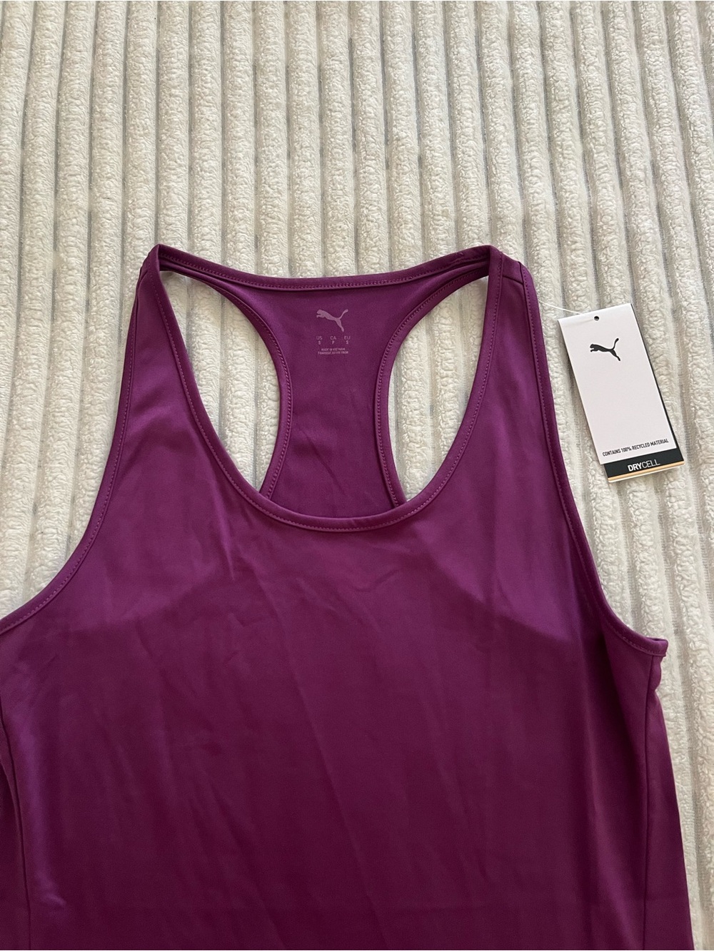 Puma Purple Racerback Tank - Picture 2 of 10